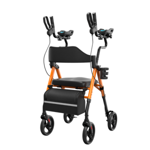 Deluxe Folding Walker with Wheels